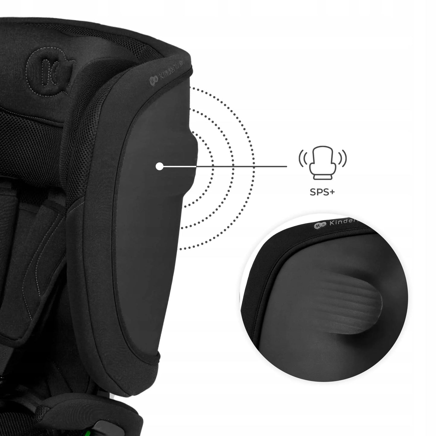 Automobilinė kėdutė 76-150 cm 9-36 kg i-Size ISOFIX Kinderkraft FIX2GO