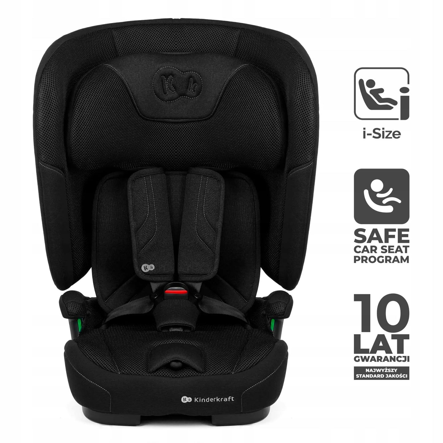 Automobilinė kėdutė 76-150 cm 9-36 kg i-Size ISOFIX Kinderkraft FIX2GO