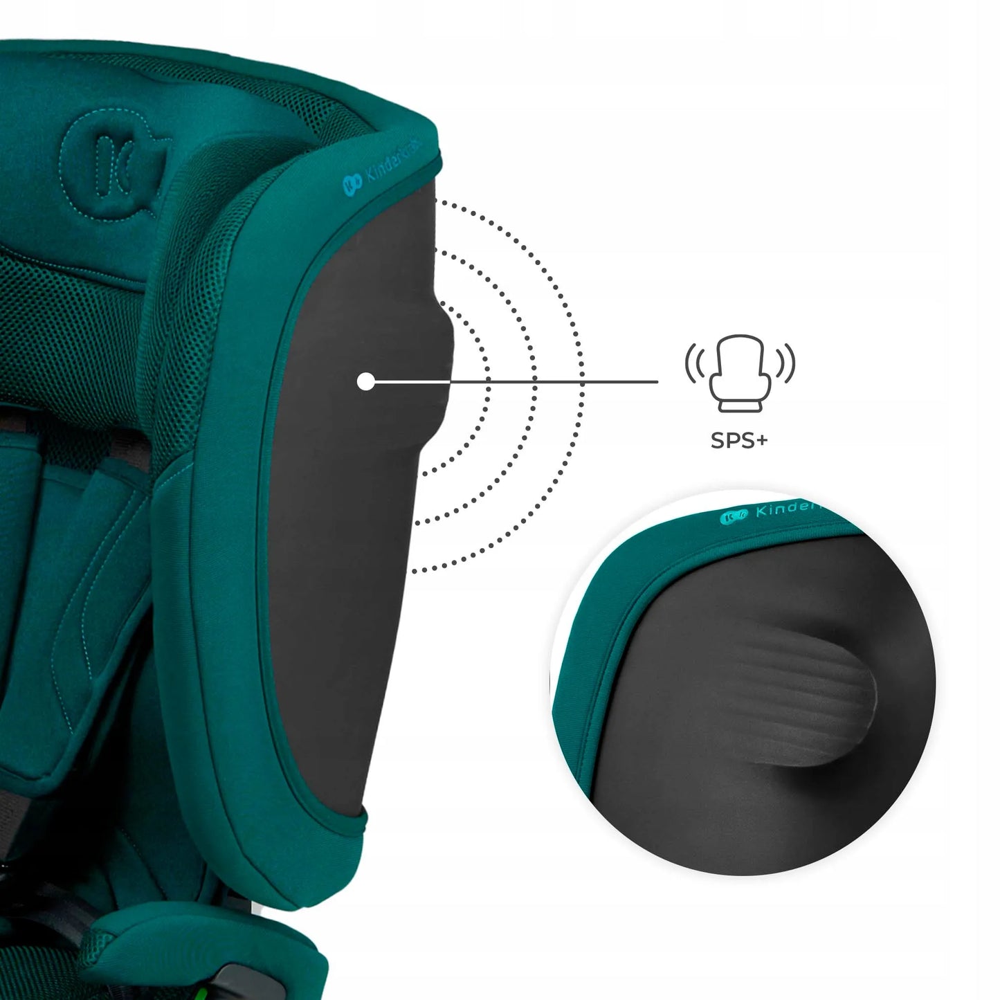 Automobilinė kėdutė 76-150 cm 9-36 kg i-Size ISOFIX Kinderkraft FIX2GO