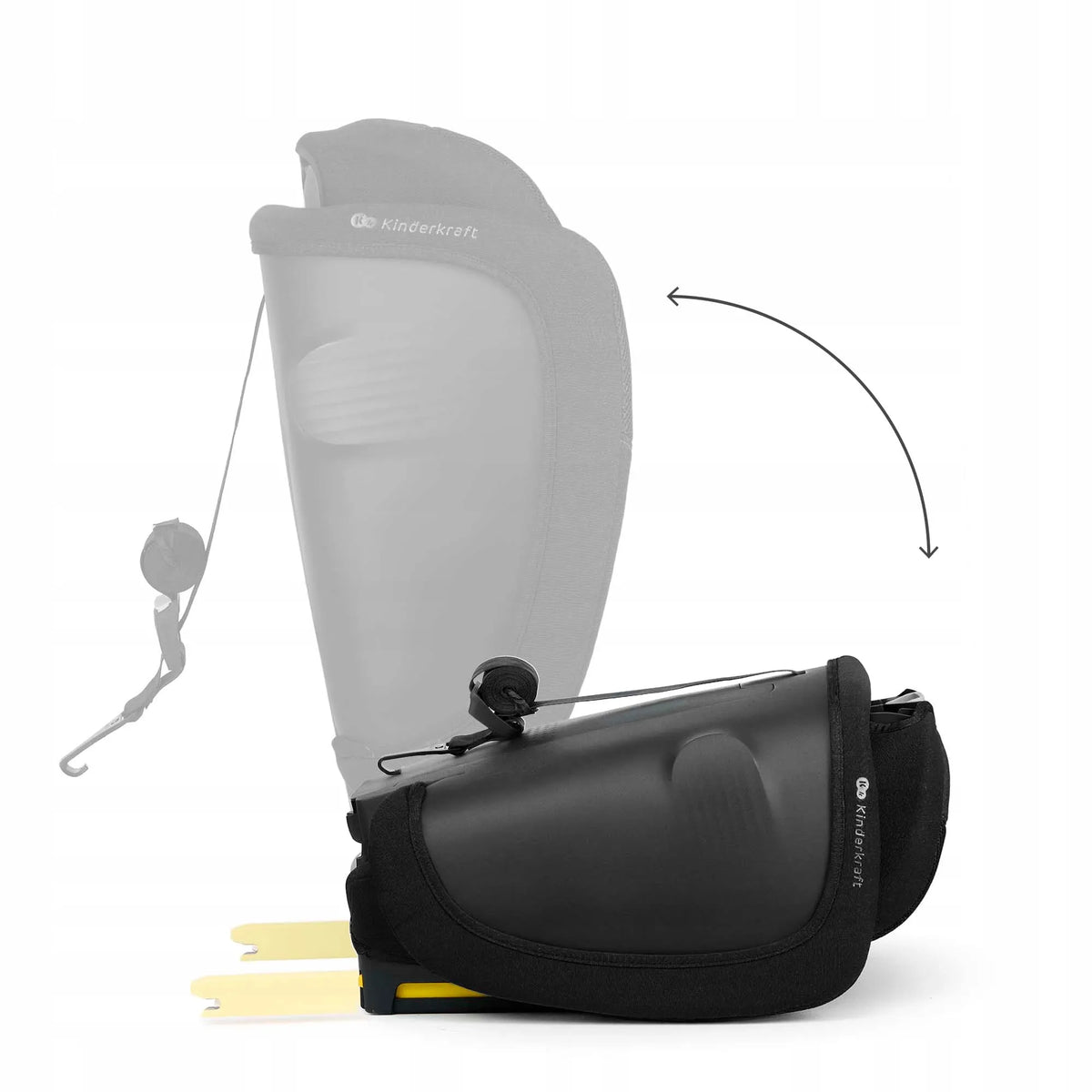 Automobilinė kėdutė 76-150 cm 9-36 kg i-Size ISOFIX Kinderkraft FIX2GO