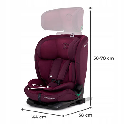Automobilinė kėdutė 76-150cm 9-36kg i-Size ISOFIX Kinderkraft ONETO 3