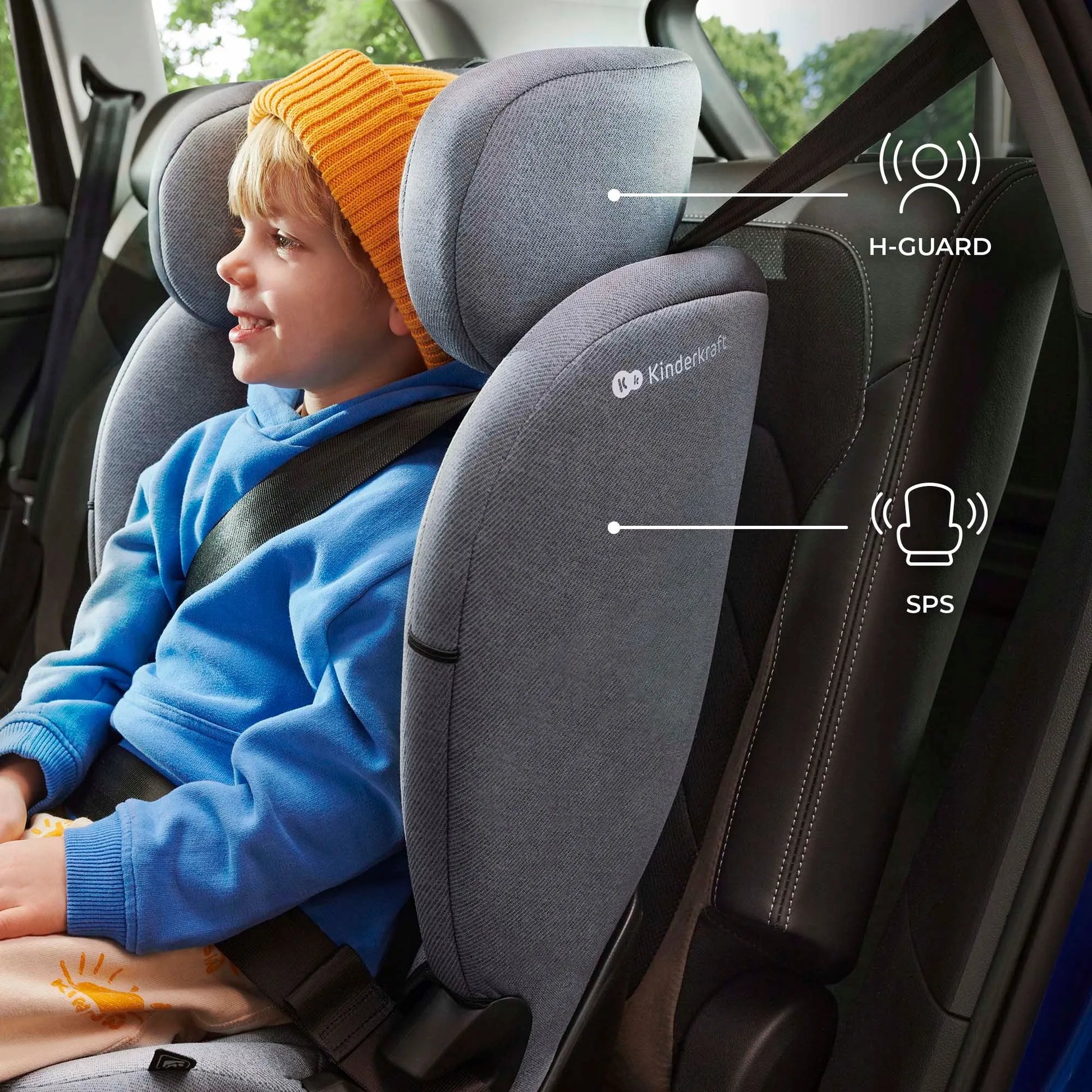 Automobilinė kėdutė 76-150cm 9-36kg i-Size ISOFIX Kinderkraft ONETO 3