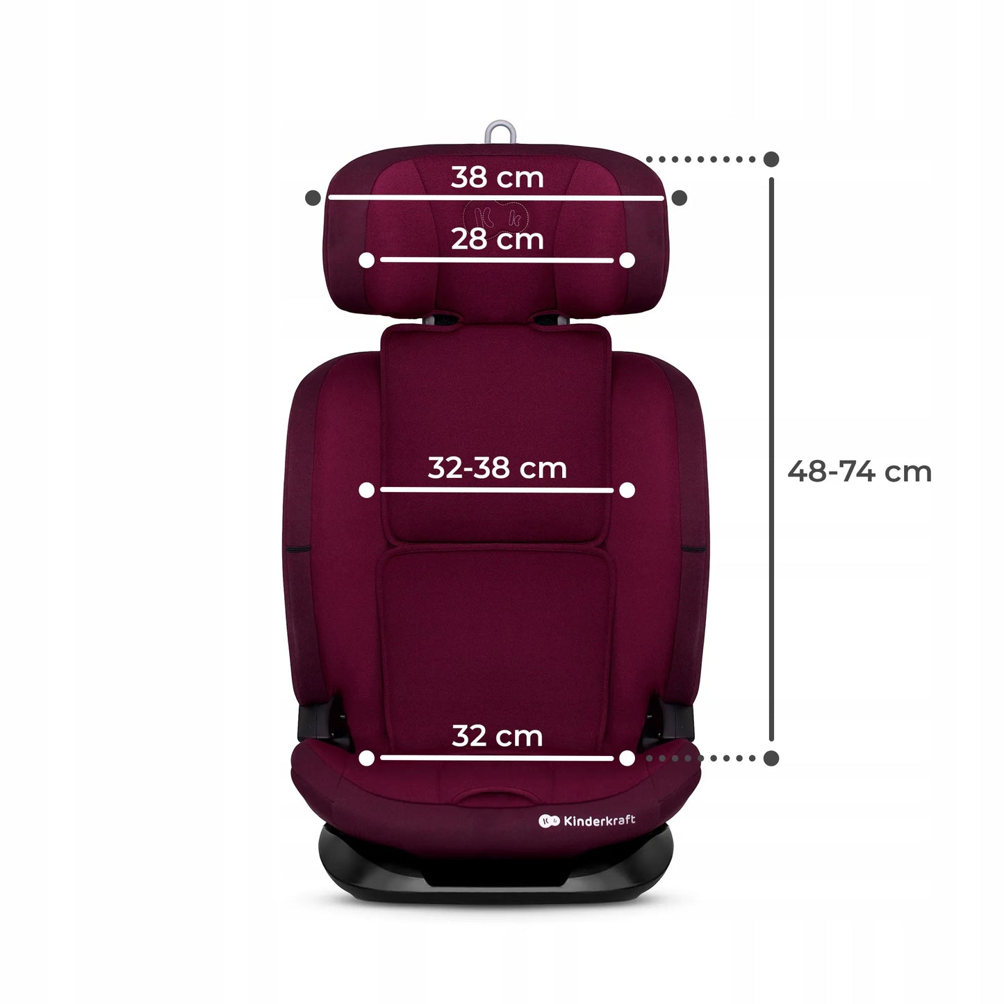 Automobilinė kėdutė 76-150cm 9-36kg i-Size ISOFIX Kinderkraft ONETO 3
