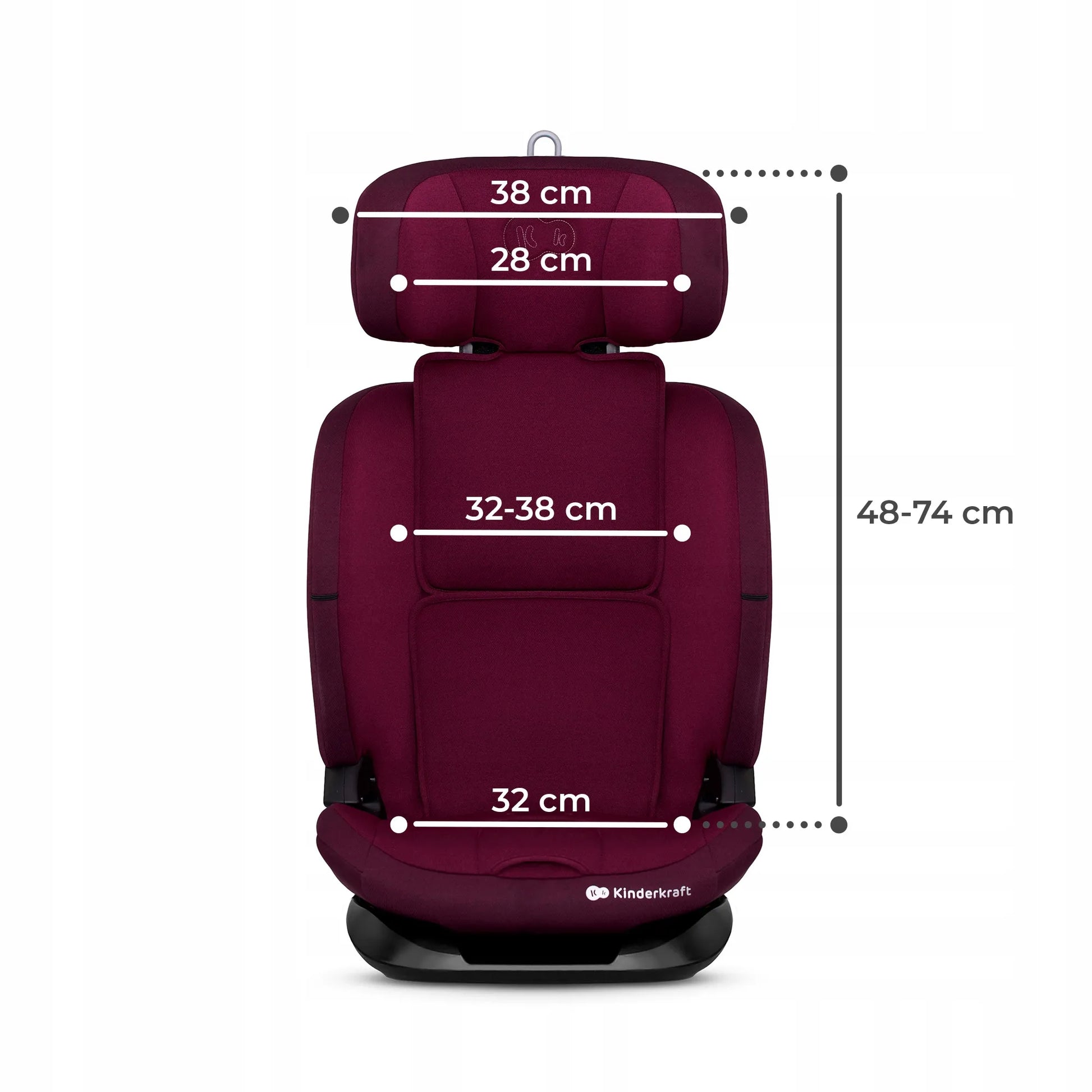 Automobilinė kėdutė 76-150cm 9-36kg i-Size ISOFIX Kinderkraft ONETO 3