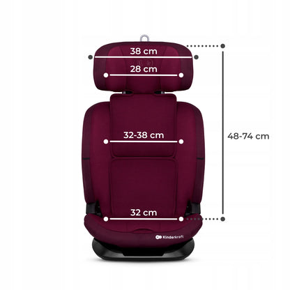 Automobilinė kėdutė 76-150cm 9-36kg i-Size ISOFIX Kinderkraft ONETO 3