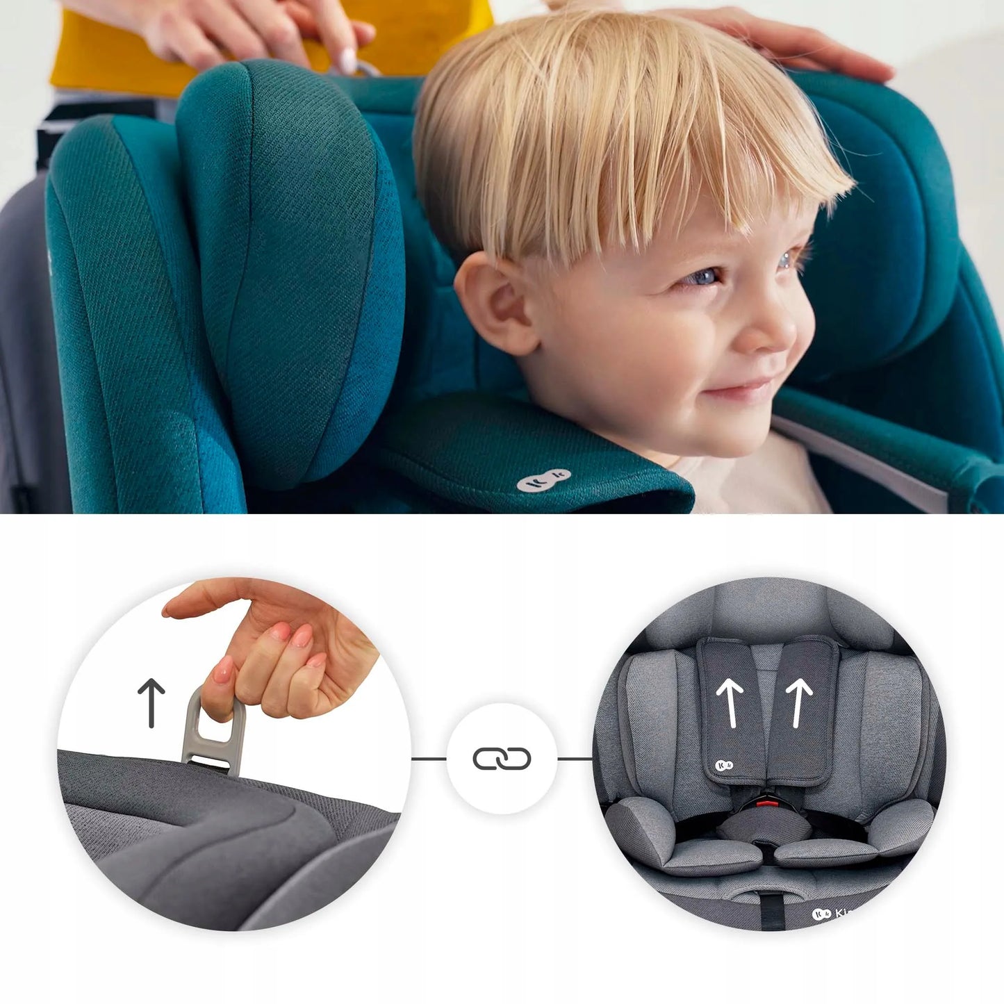 Automobilinė kėdutė 76-150cm 9-36kg i-Size ISOFIX Kinderkraft ONETO 3