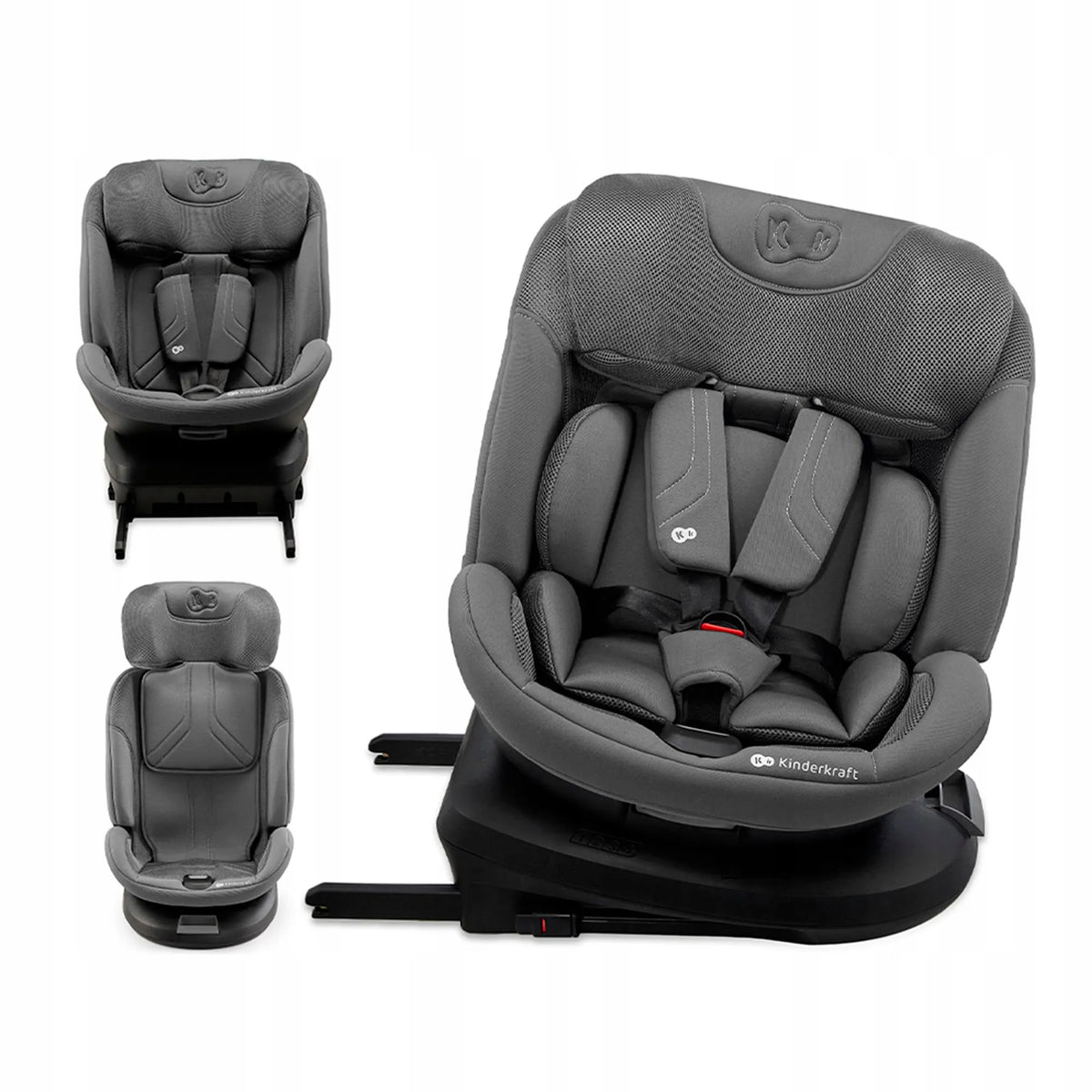 Automobilinė kėdutė besisukanti 40-150 cm 0-36 kg ISOFIX Kinderkraft XPEDITION 3