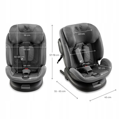 Automobilinė kėdutė besisukanti 40-150 cm 0-36 kg ISOFIX Kinderkraft XPEDITION 3