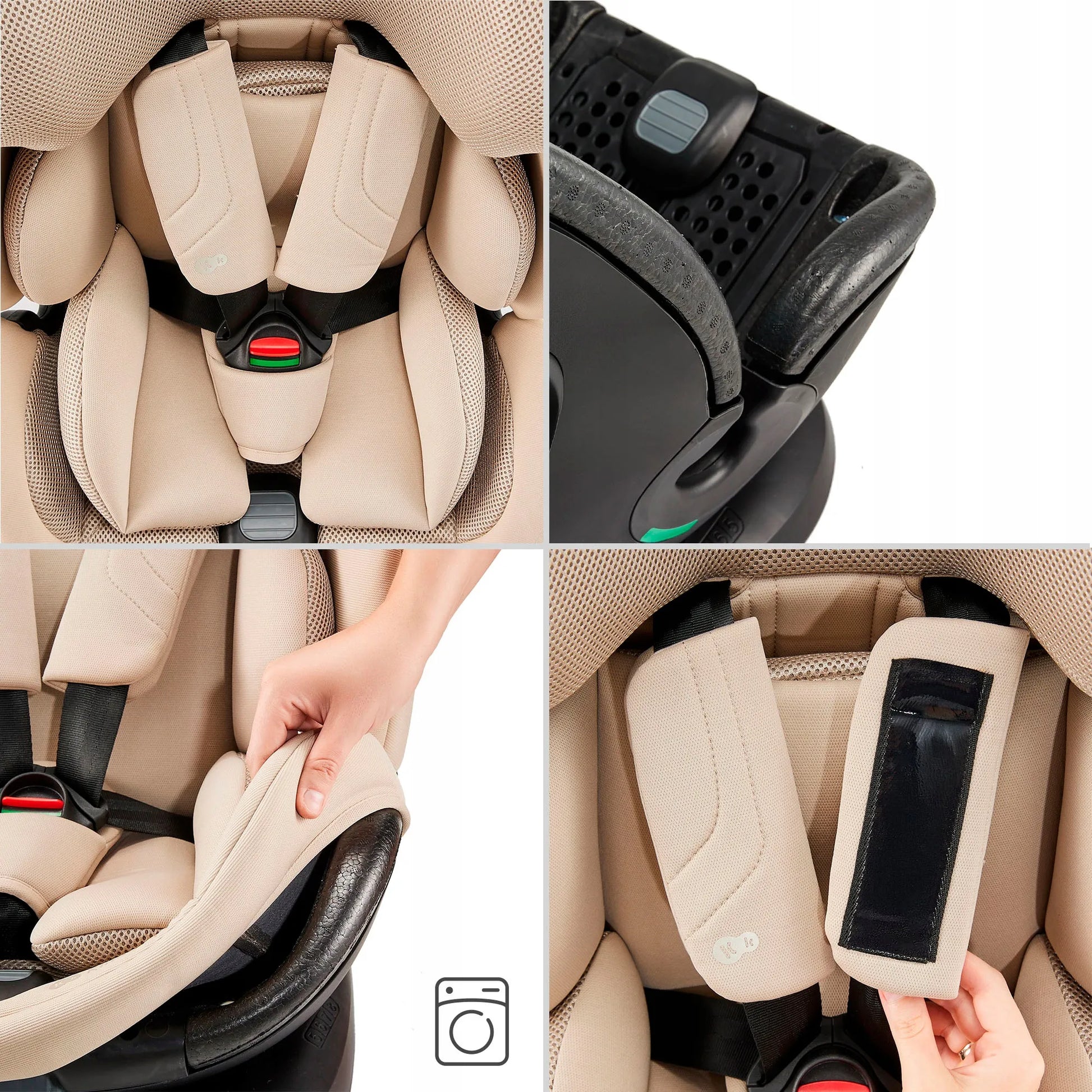 Automobilinė kėdutė Kinderkraft XPEDITION 3, besisukanti 360°, 40-150 cm, 0-36 kg, ISOFIX