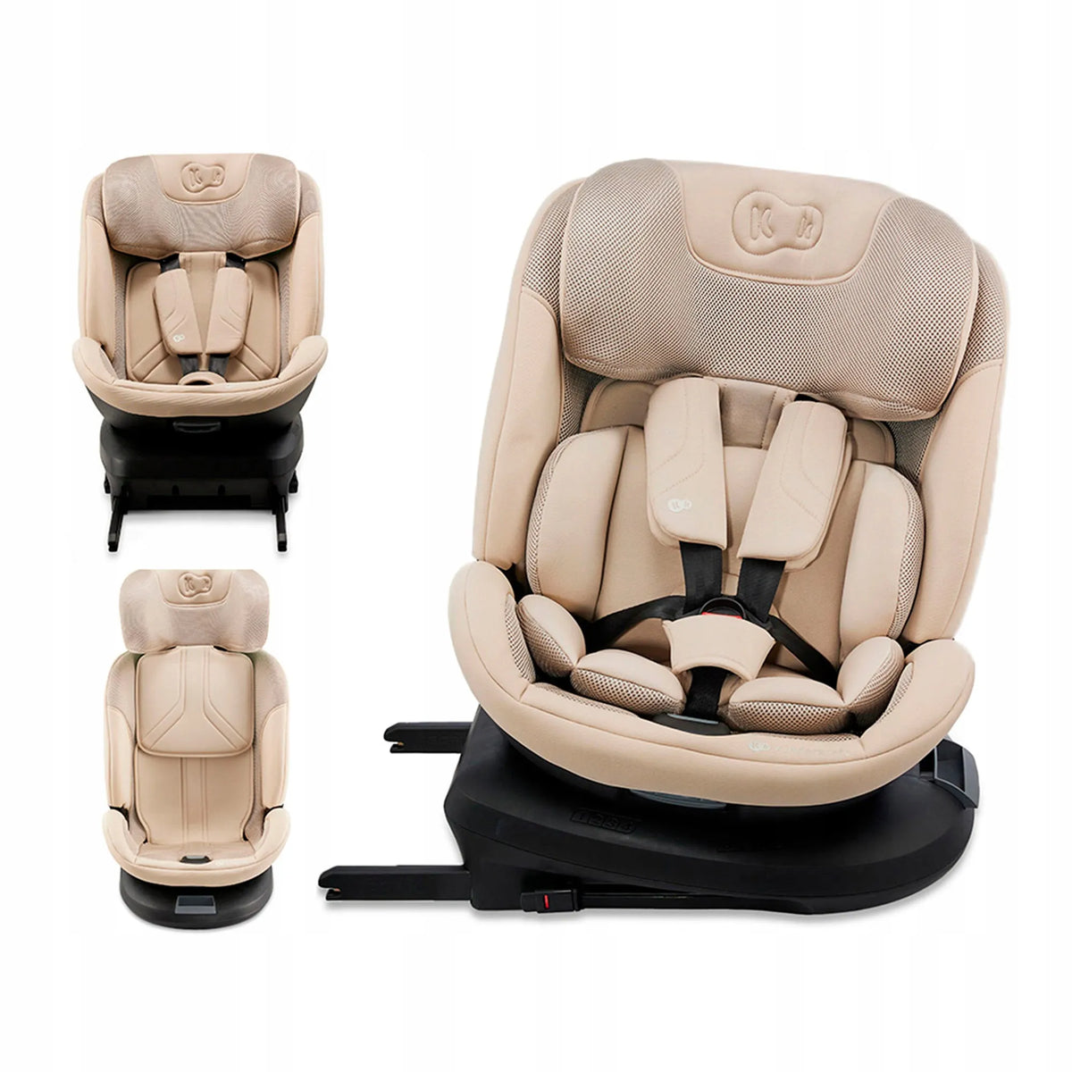 Automobilinė kėdutė Kinderkraft XPEDITION 3, besisukanti 360°, 40-150 cm, 0-36 kg, ISOFIX