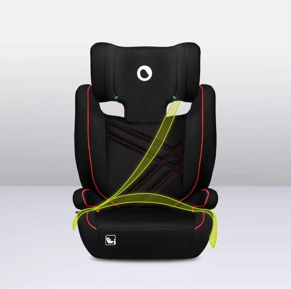 Automobilinė kėdutė LIONELO LO HUGO su pagrindu CE ISOFIX i-Size 100-150 cm