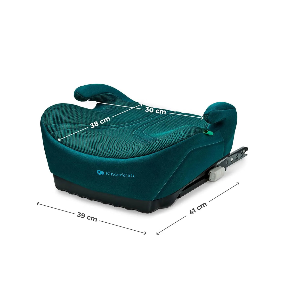 Automobilinė kėdutė-paaukštinimas 15-36 kg Kinderkraft I-BOOST 2 ISOFIX 125-150 cm I-SIZE žalia