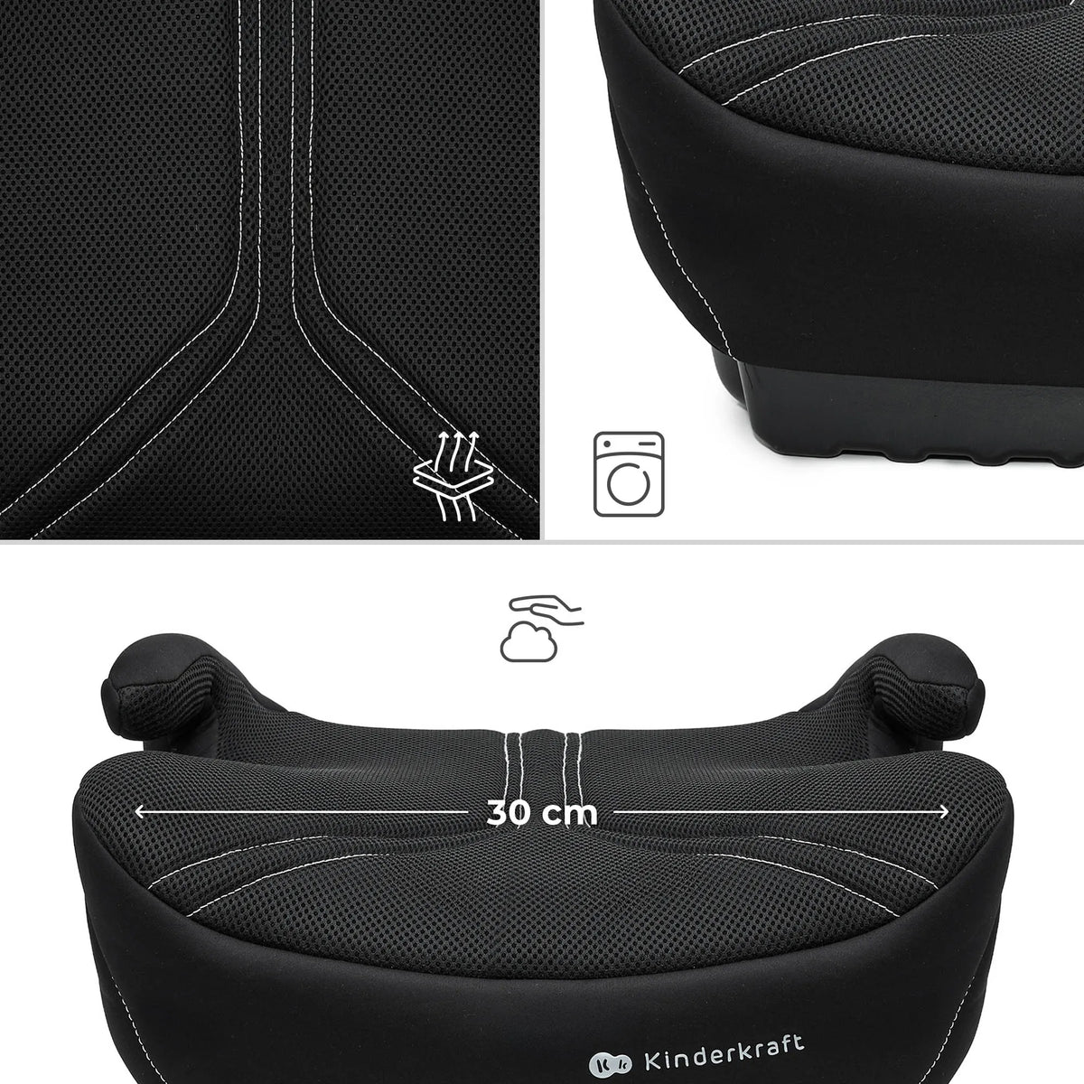 Automobilinė kėdutė-paaukštinimas 15-36 kg Kinderkraft I-BOOST 2 PRO ISOFIX 125-150 cm I-SIZE