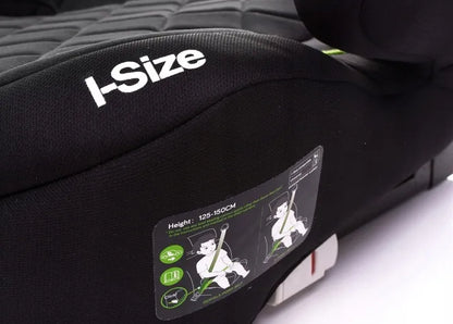 Automobilinė kėdutė-paaukštinimas 4BABY Hi-Fix Black i-Size su ISOFIX