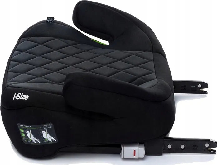 Automobilinė kėdutė-paaukštinimas 4BABY Hi-Fix Black i-Size su ISOFIX