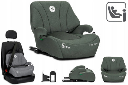 Automobilinė kėdutė-paaukštinimas Lorelli Pyxis, i-Size 125-150 cm, ISOFIX, 2in1