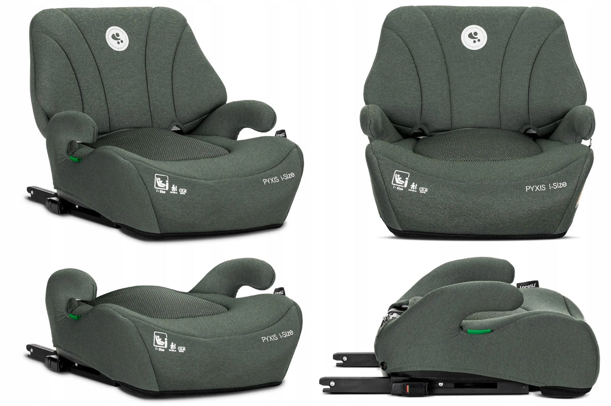 Automobilinė kėdutė-paaukštinimas Lorelli Pyxis, i-Size 125-150 cm, ISOFIX, 2in1