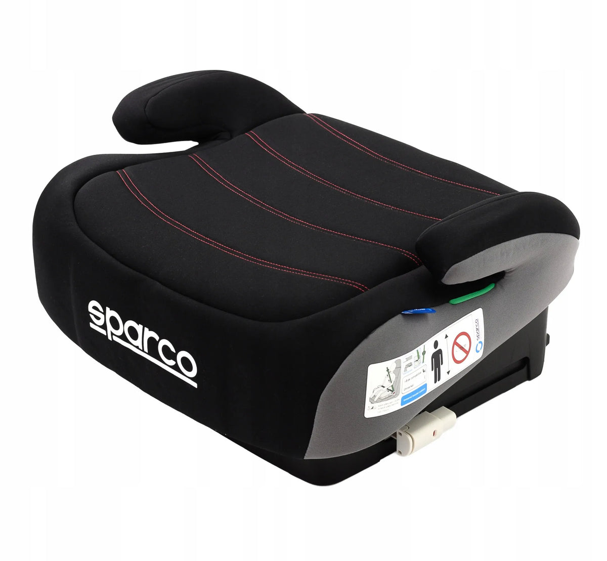 Automobilinė kėdutė-paaukštinimas Sparco SK100I, ISOFIX, I-Size, juoda