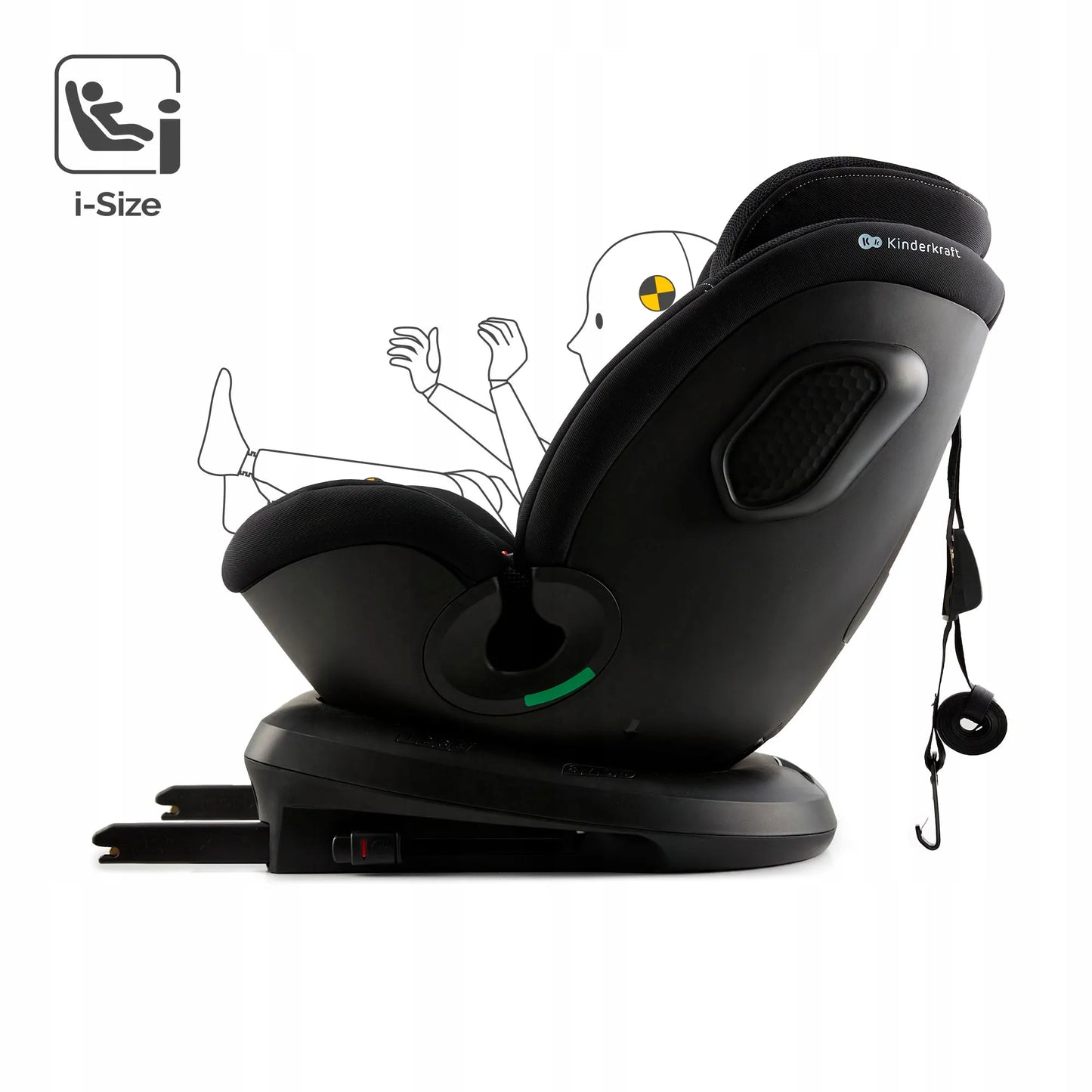 Automobilinė kėdutė su pasukimo funkcija 40-150 cm 0-36 kg ISOFIX Kinderkraft XPEDITION 3
