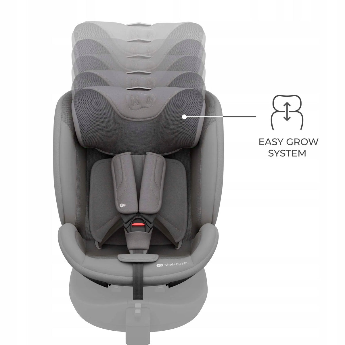 Automobilinė kėdutė sukamoji Kinderkraft ENDURA i-Size 40–150 cm 0-36 kg ISOFIX