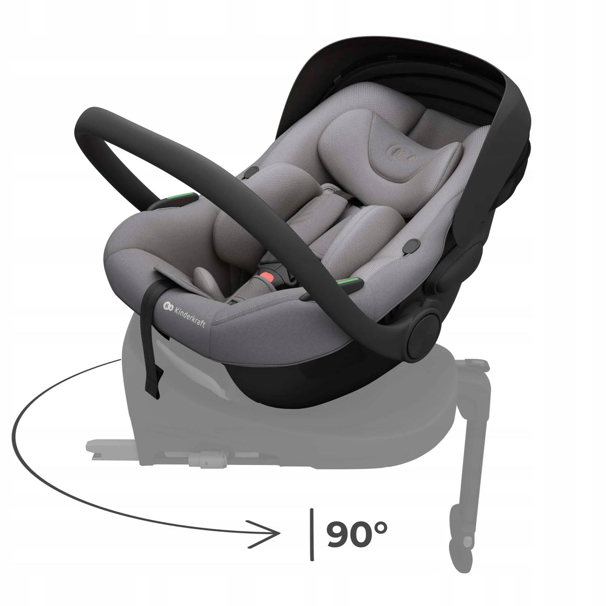 Automobilinė kėdutė sukamoji Kinderkraft ENDURA i-Size 40–150 cm 0-36 kg ISOFIX