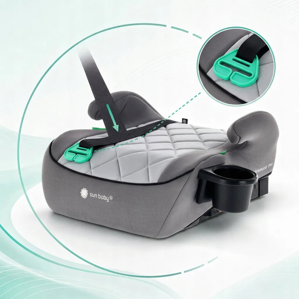 Automobilinė sėdynė, pasostė SUN BABY i-Size ISOFIX 125-150 cm