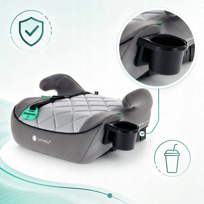 Automobilinė sėdynė, pasostė SUN BABY i-Size ISOFIX 125-150 cm
