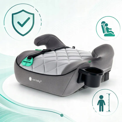 Automobilinė sėdynė, pasostė SUN BABY i-Size ISOFIX 125-150 cm