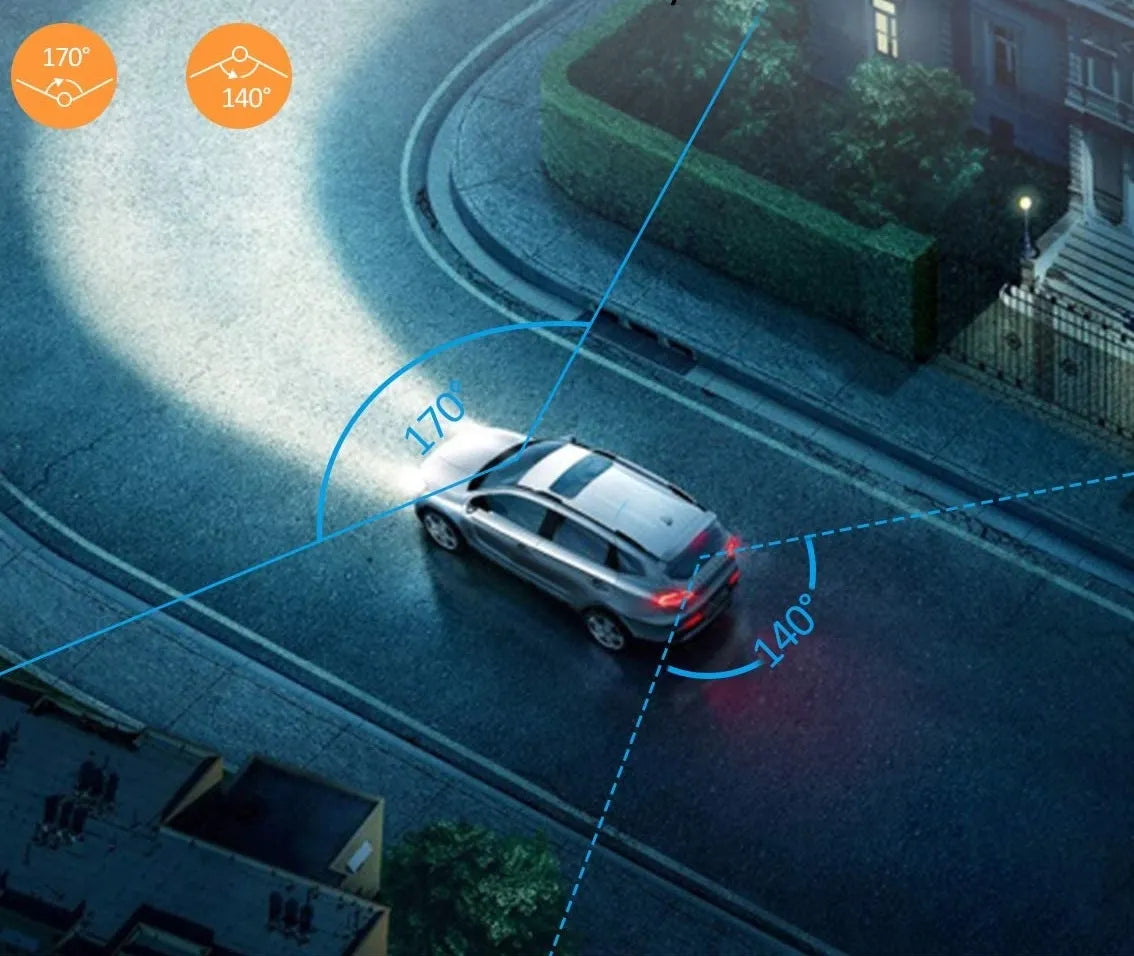 Automobilinė vaizdo registravimo kamera Feegar Patrol su atbulinės eigos vaizdo funkcija