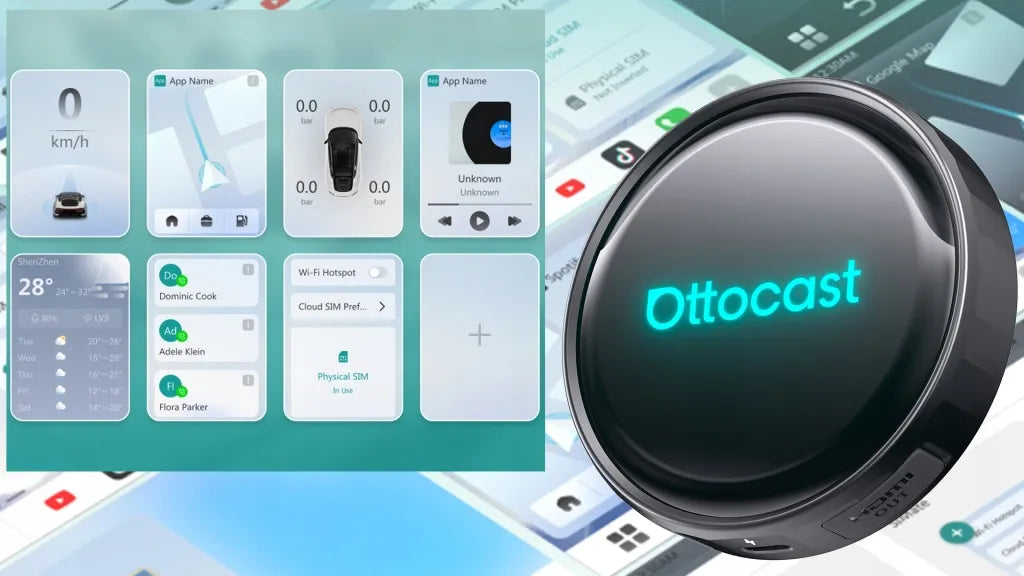 Automobilinis adapteris Ottocast OttoAiBox P3 Pro 8/128GB Android Auto Apple