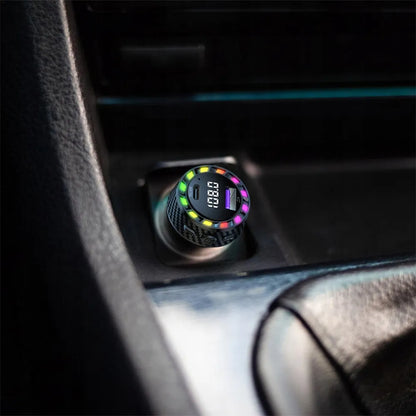 Automobilinis „Bluetooth“ FM siųstuvas, MP3 grotuvas, USB-C