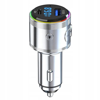 Automobilinis FM Bluetooth siųstuvas 3mk Hyper Car Power, USB-A ir USB-C greitasis įkroviklis