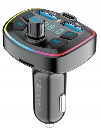 Automobilinis FM siųstuvas su „Bluetooth“ funkcija ir integruotu mikrofonu TR-360