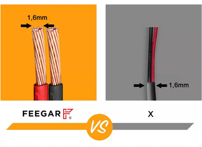 Automobilinis kompresorius 12V 230V Feegar, nešiojamas siurblys padangoms su LED