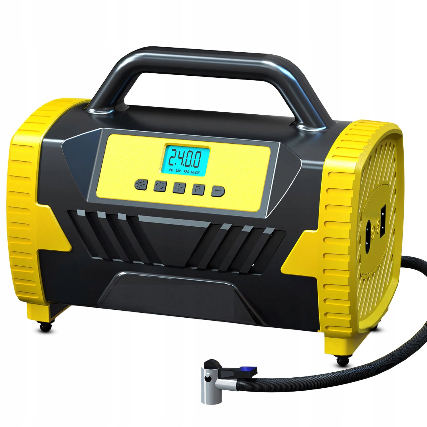 Automobilinis kompresorius 12V 230V nešiojamoji pompa be tepalo HQ oro kompresorius