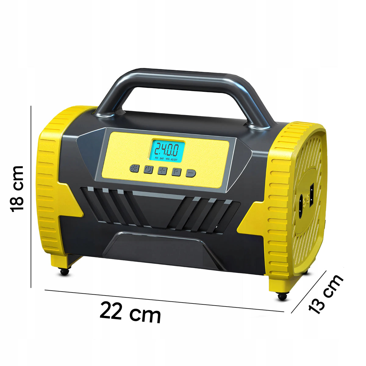 Automobilinis kompresorius 12V 230V nešiojamoji pompa be tepalo HQ oro kompresorius