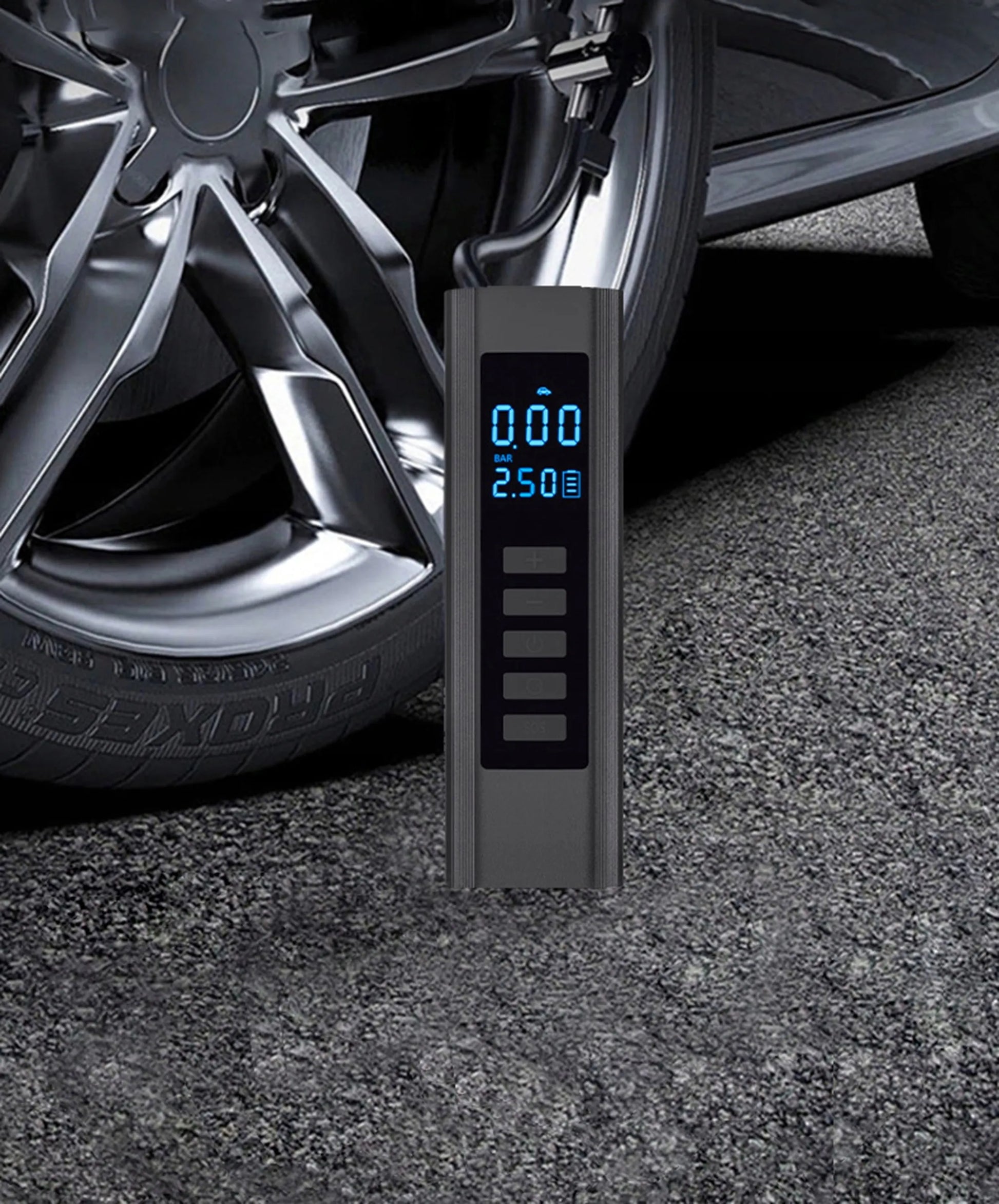 Automobilinis kompresorius BLOW 12V nešiojama elektrinė oro pompa