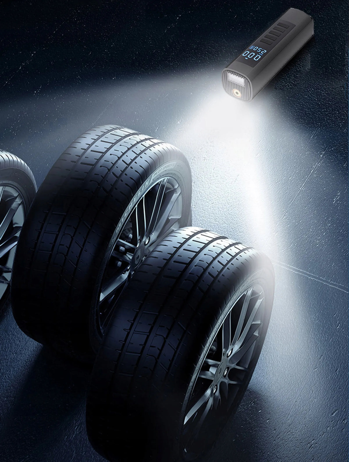 Automobilinis kompresorius BLOW 12V nešiojama elektrinė oro pompa