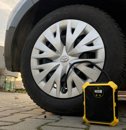 Automobilinis kompresorius Chomik 100W 12V su LED lempute