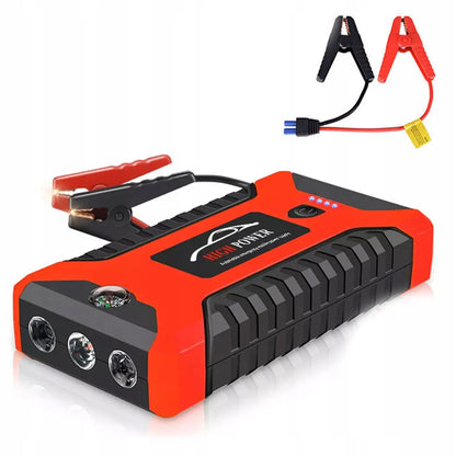 Automobilinis paleidimo įrenginys „Power Bank Jump Starter“, 12 V, LCD ekranas, 99 800 mAh