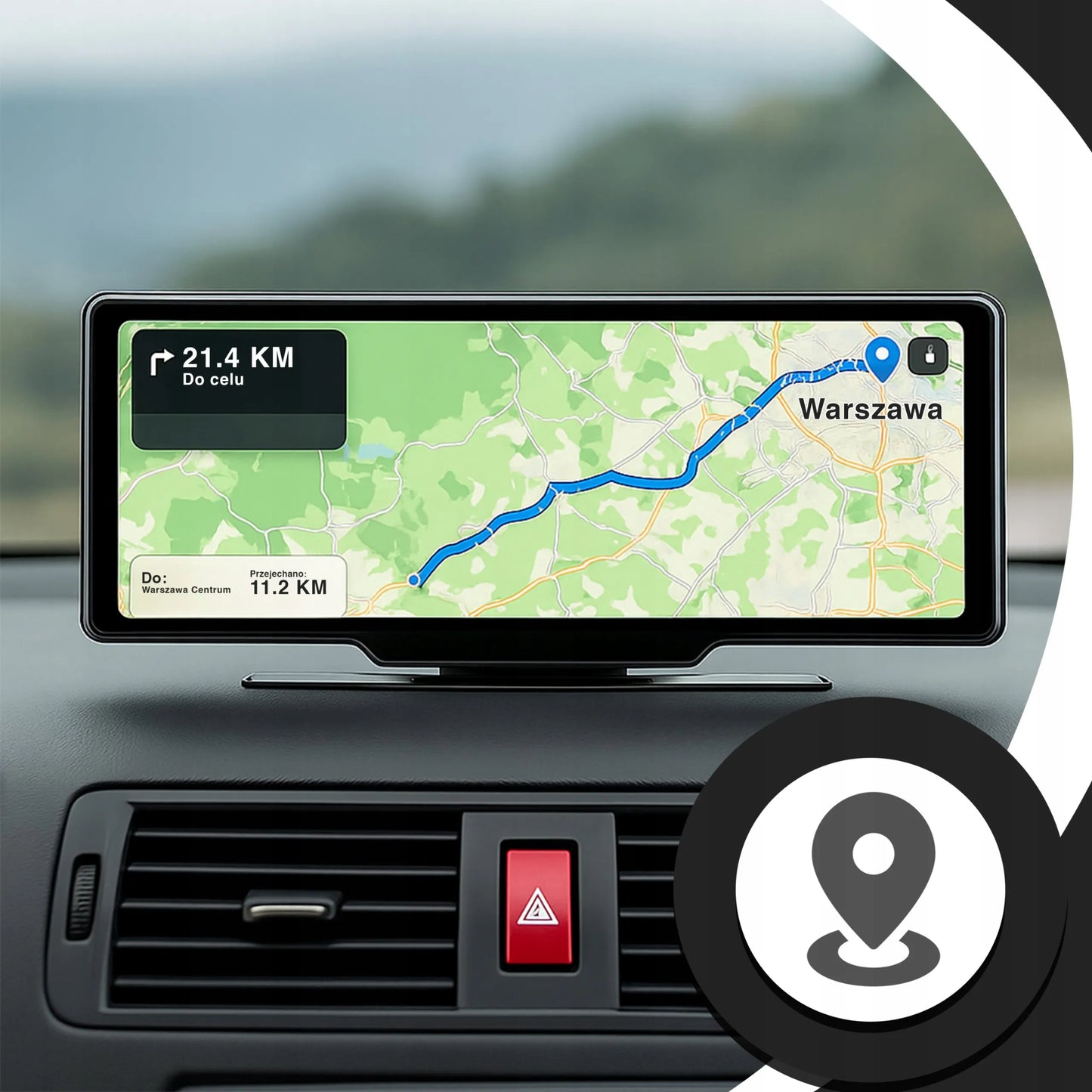 Automobilinis radijas RETOO ER1078, 10.26 colių ekranas, Android Auto, Apple CarPlay