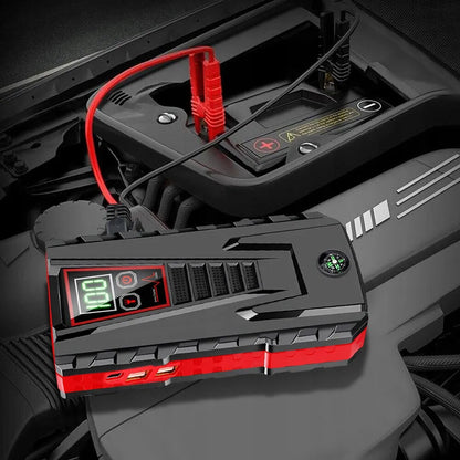 Automobilinis užvedimo įrenginys Jump Starter 12V LCD ekranas 99800mAh