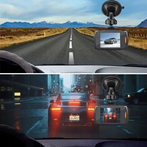 Automobilinis vaizdo registratorius, kamera FULL HD 1080p su LED