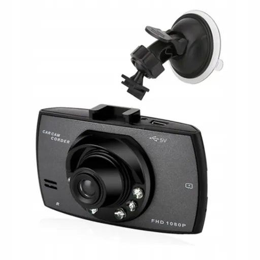 Automobilinis vaizdo registratorius, kamera FULL HD 1080p su LED