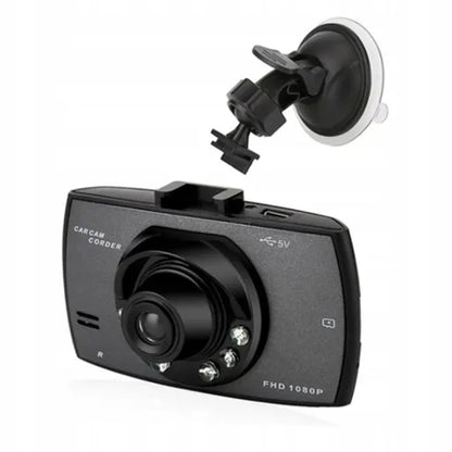 Automobilinis vaizdo registratorius, kamera FULL HD 1080p su LED
