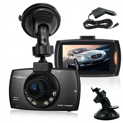 Automobilinis vaizdo registratorius, kamera FULL HD 1080p su LED