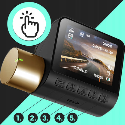 Automobilinis vaizdo registratorius RETOO Full HD su GPS ir G-Sensor