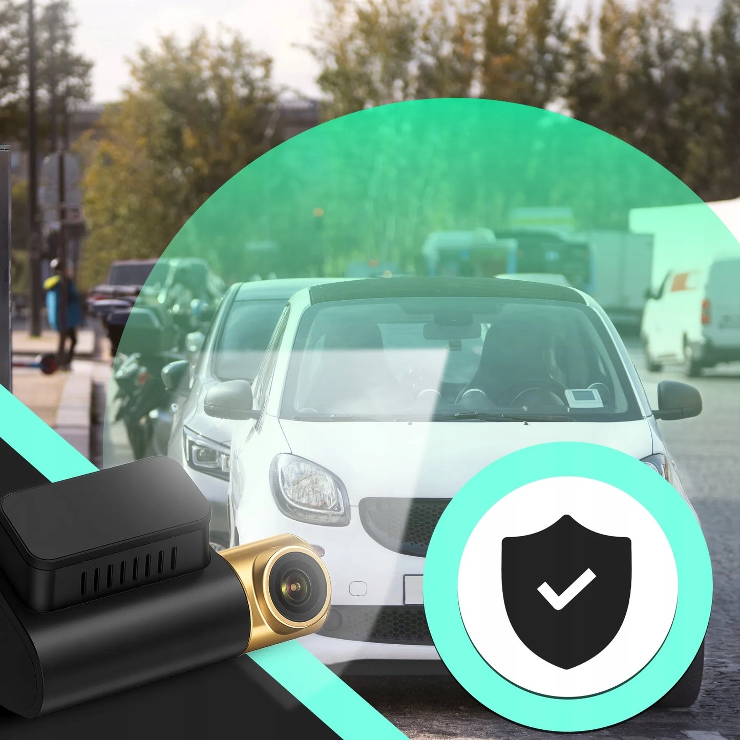 Automobilinis vaizdo registratorius RETOO Full HD su GPS ir G-Sensor