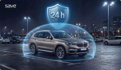 Automobilio vaizdo registratorius 3 kameros GPS 4K