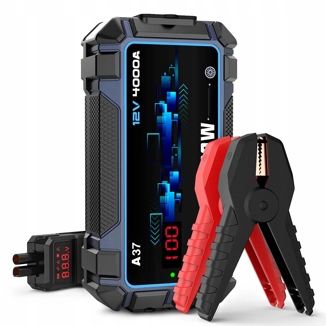 AVAPOW A37 automobilinis užvedimo įrenginys 4000A 74Wh 20000mAh su PowerBank funkcija
